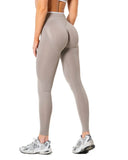 Hybrid Contrast Leggings - Dune
