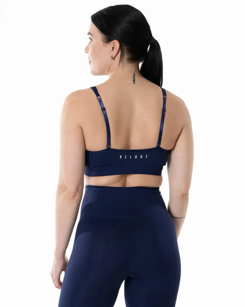 Slipstream Seamless Top - Marinblå