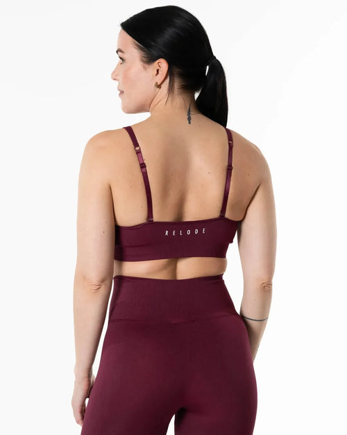 Slipstream Seamless Top - Burgundy