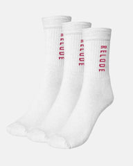 Hybrid Contrast Training Socks 3-pack - Berry
