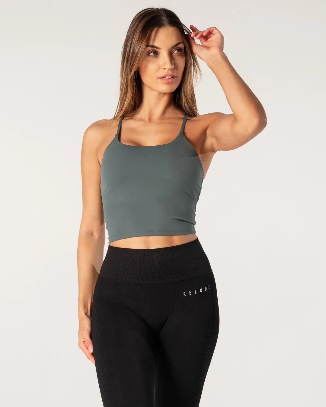 Core Singlet Top - Teal Green