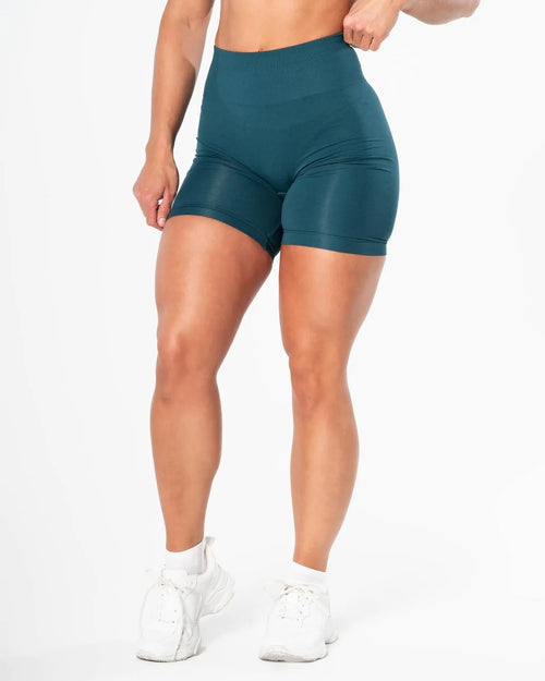 Prime Scrunch Shorts 7.5" - Teal Green
