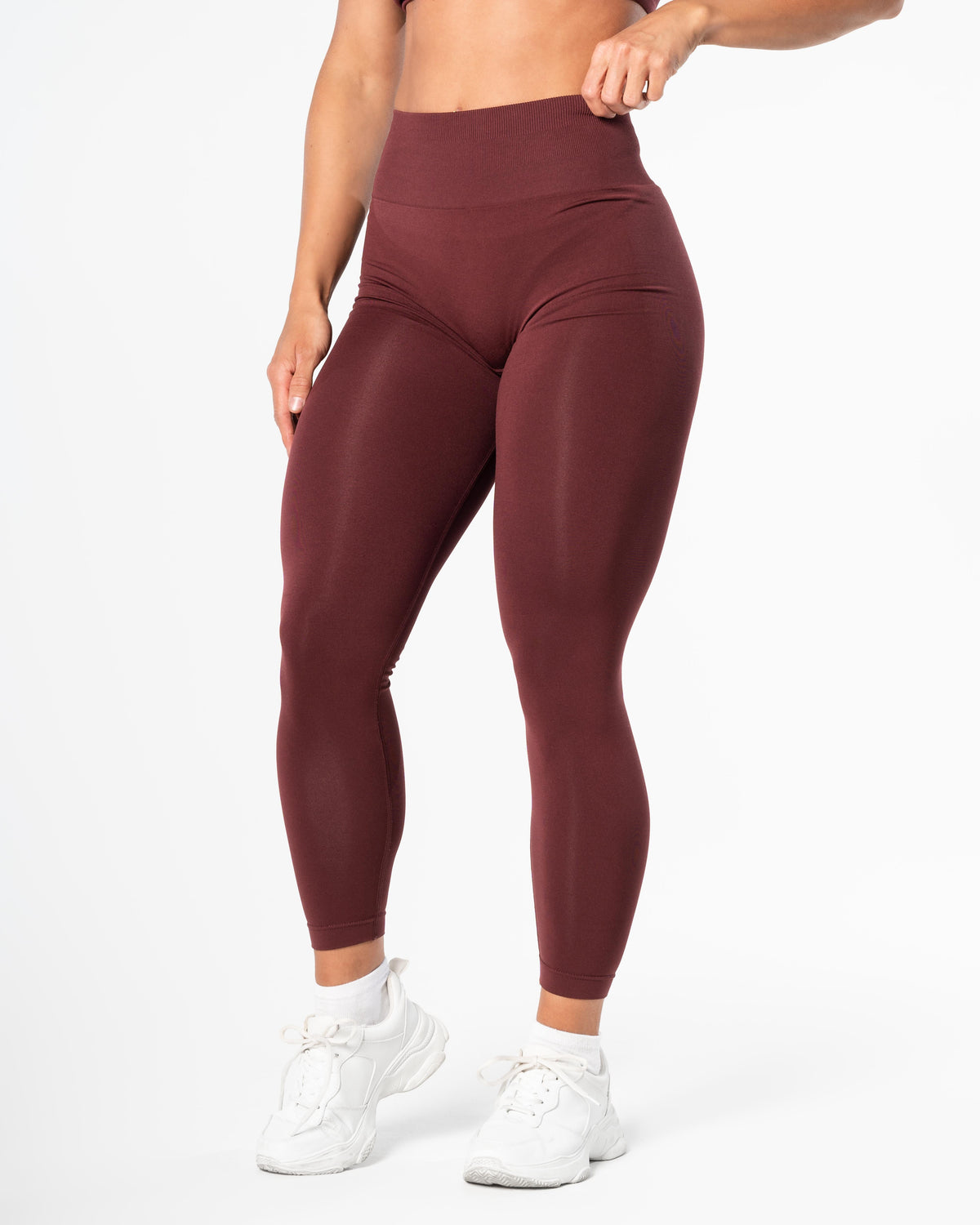 Prime Seamless Tights - Brown - RELODE