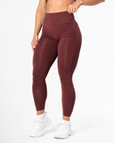 Prime Scrunch Leggings - Burgundy