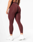 Prime Scrunch Leggings - Burgundy