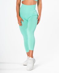 Radiant Scrunch Tights - Mint Green