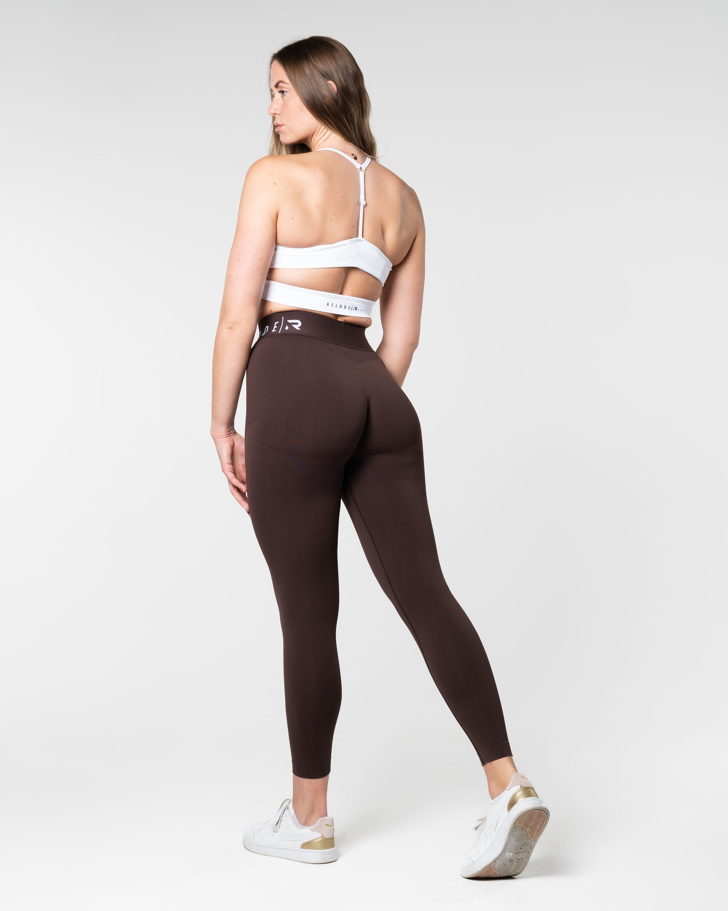 Apex Seamless Leggings - Brown