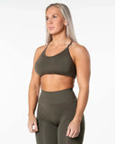 Prime Seamless Top - Khaki Green