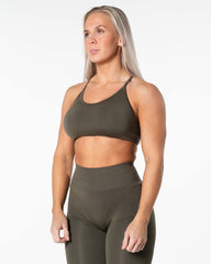 Prime Seamless Top - Khaki Green