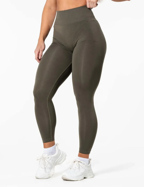 Prime Scrunch leggings - Khaki Green