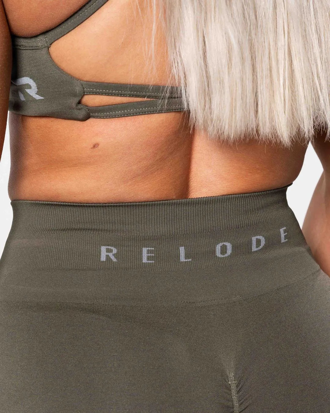 Prime Scrunch leggings - Khaki Green