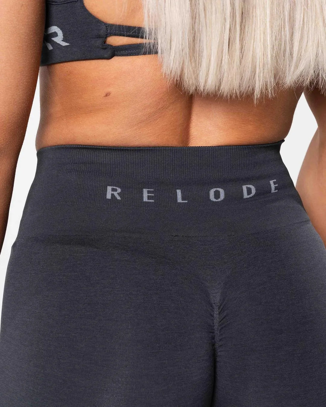 Prime Scrunch Tights - Dark Grey