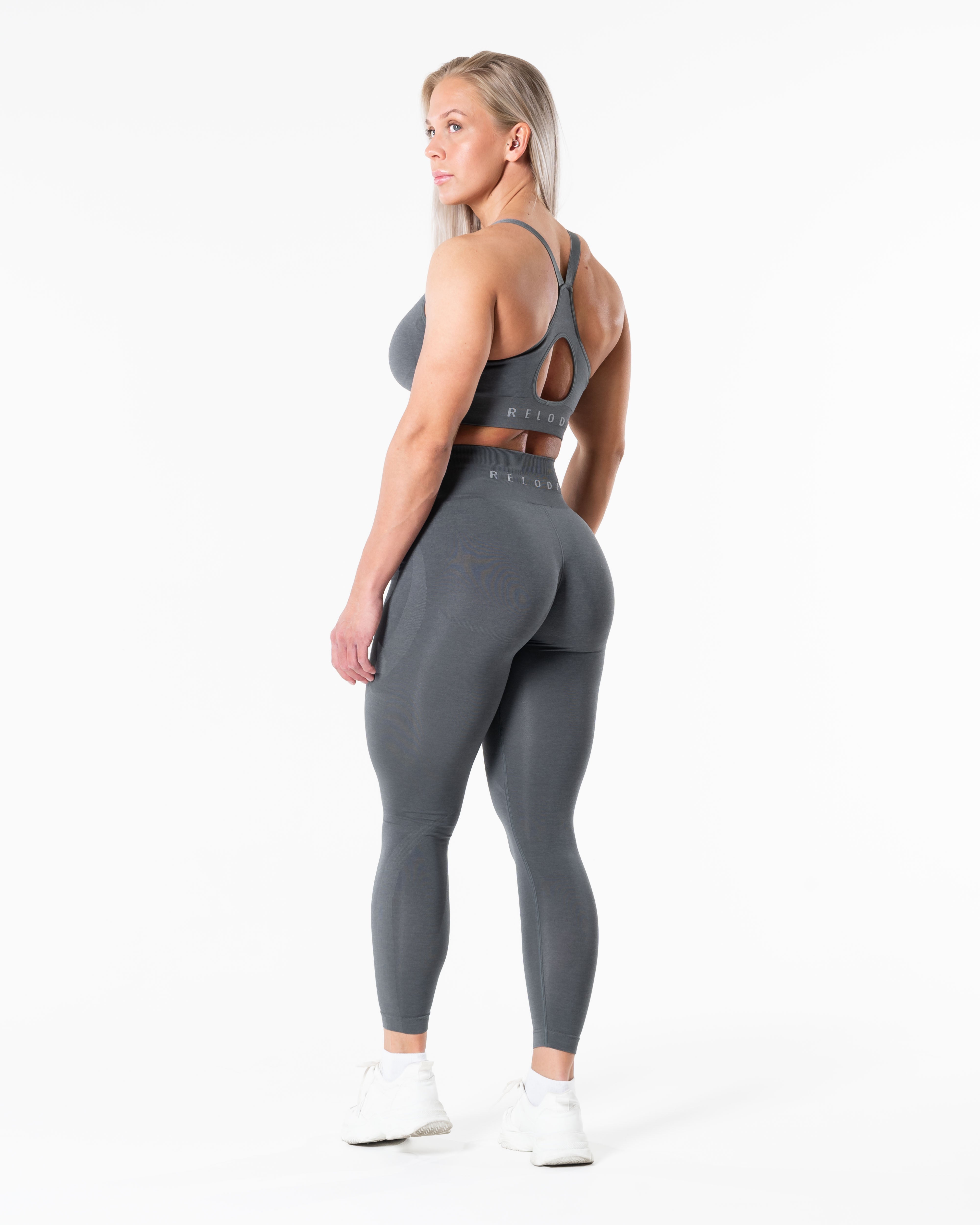 Prime Scrunch Top - Granite