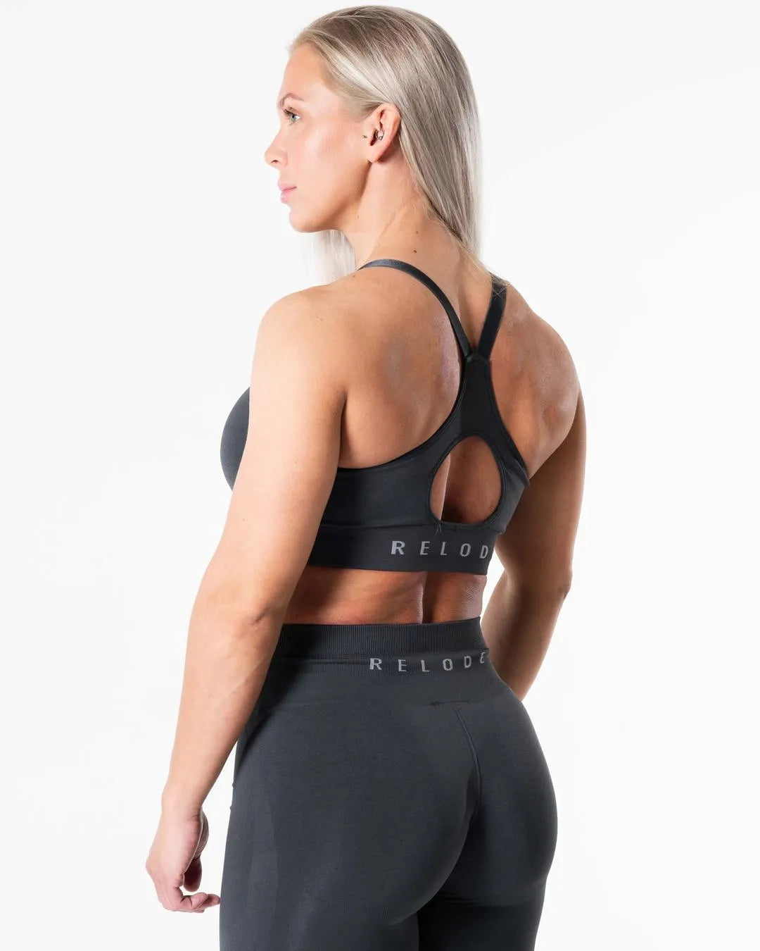 Prime Scrunch Top - Dark Gray