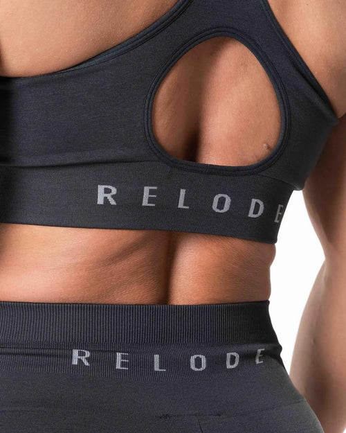 Prime Scrunch Top - Dark Gray