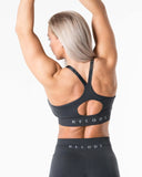 Prime Scrunch Top - Dark Grey