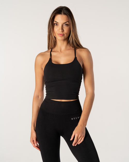 Core Singlet Top - Svart