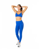 Aura Seamless Scrunch Leggings - Cobalt