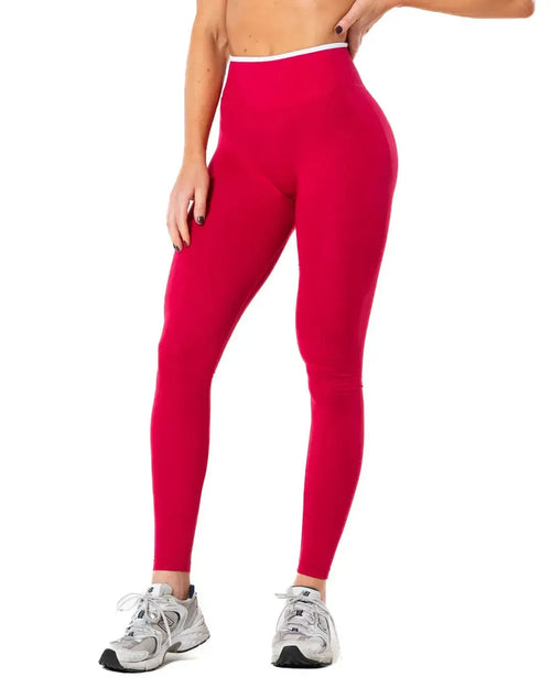 Hybrid Contrast leggings - Berry