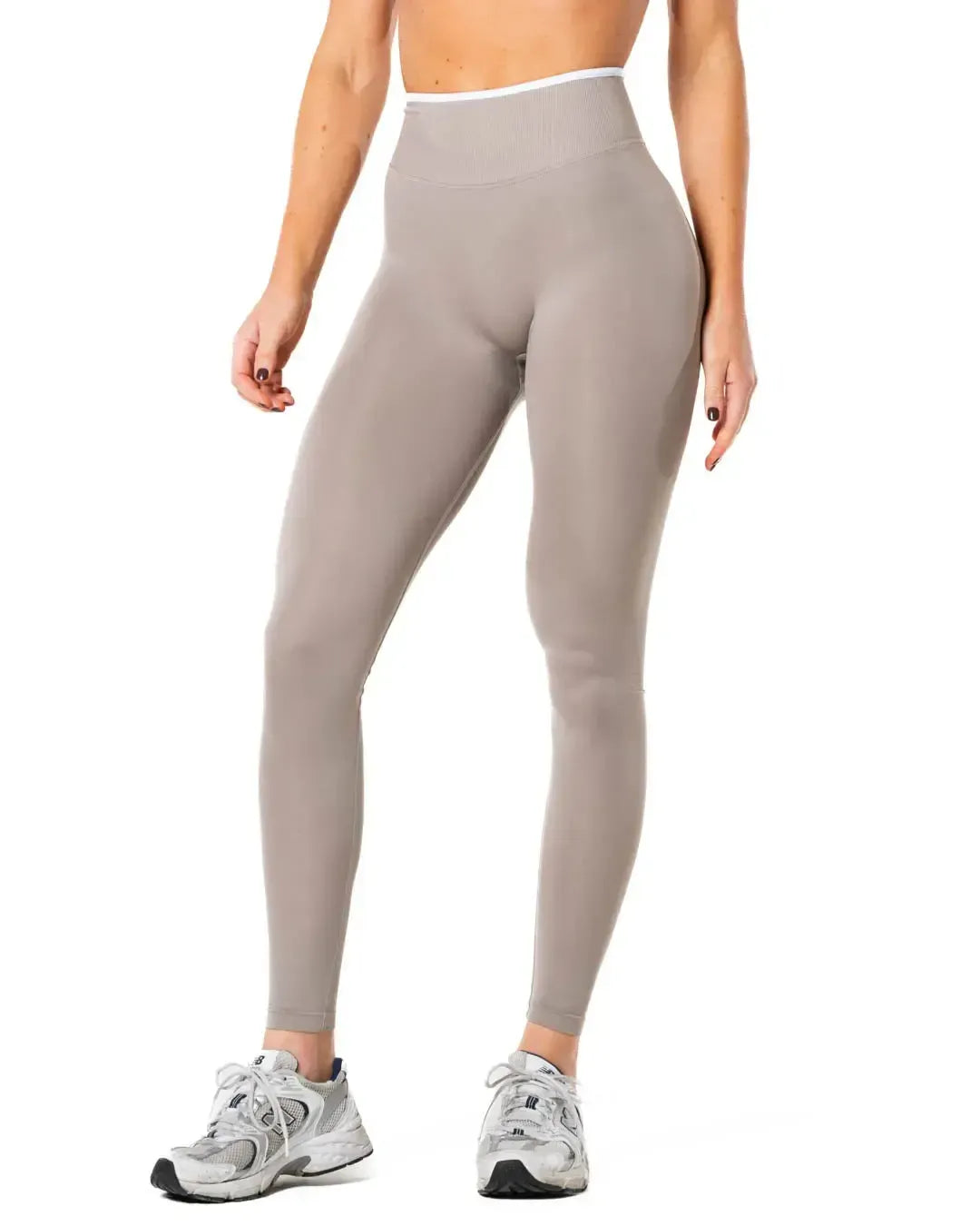 Hybrid Contrast leggings - Dune