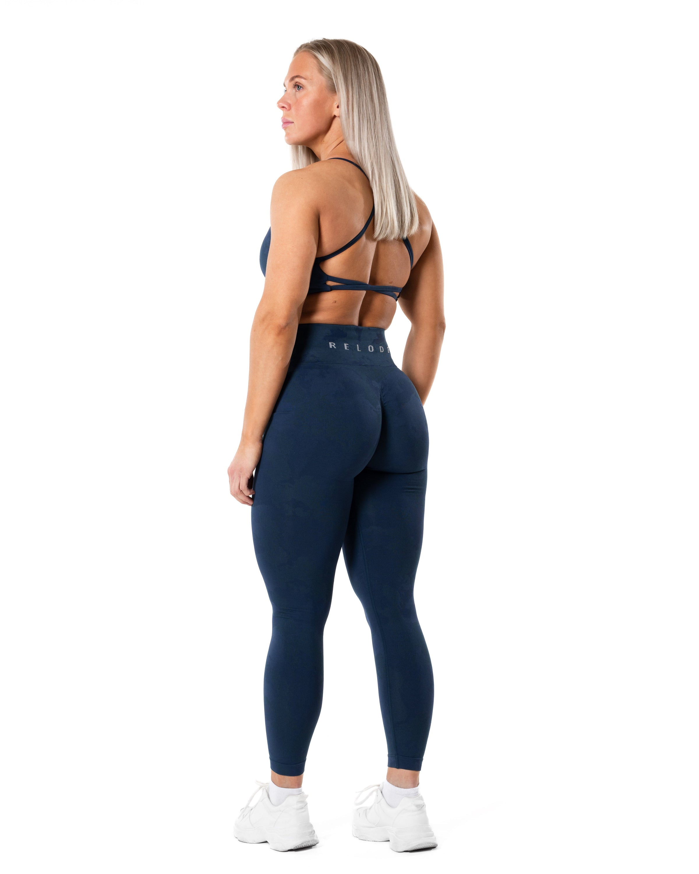 Prime Seamless Camo Top - Blue