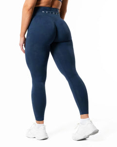Prime Scrunch Camo Leggings - Blue