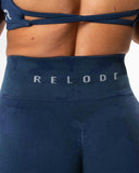 Prime Scrunch Camo Leggings - Blue