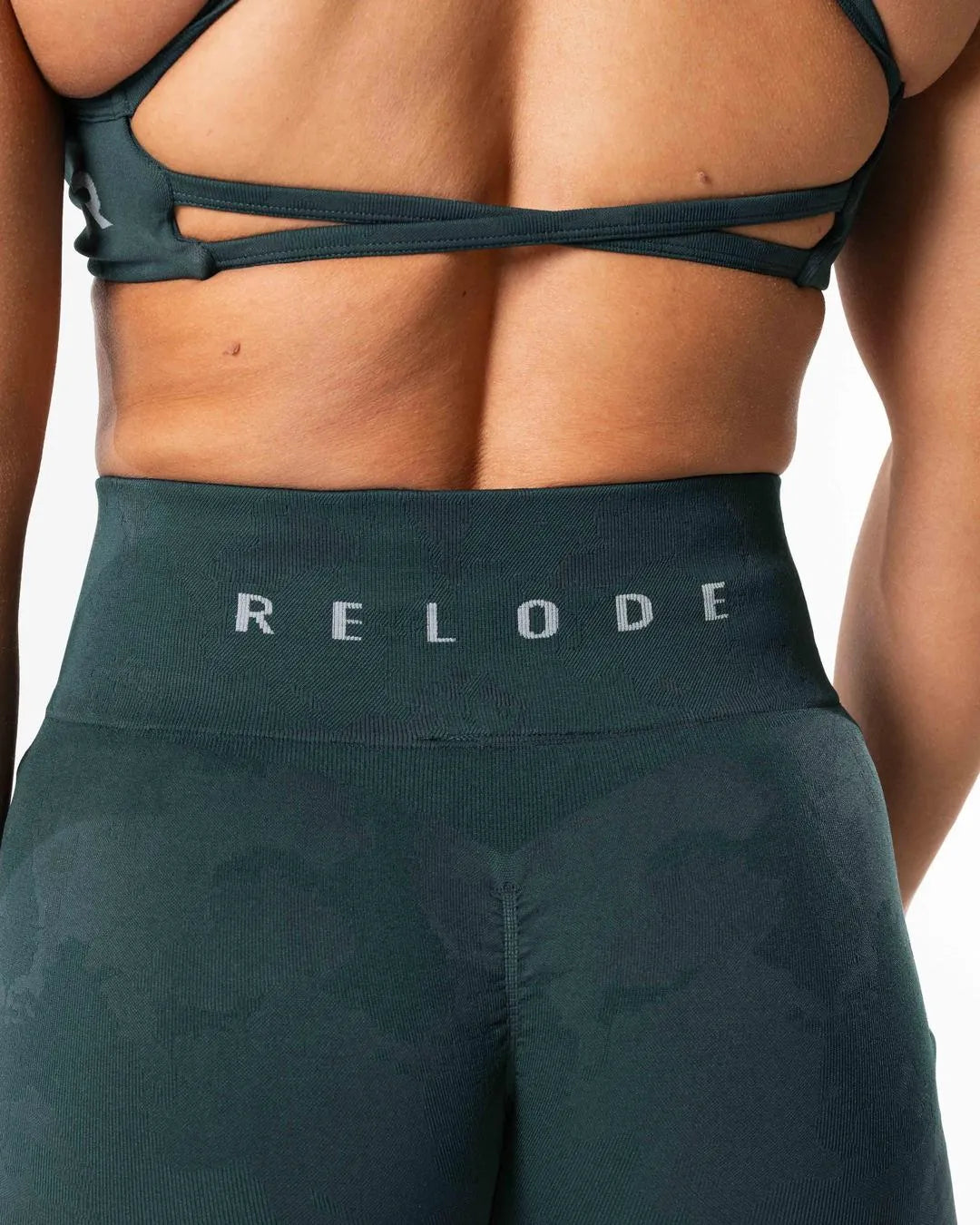 Prime Scrunch Camo leggings - Teal