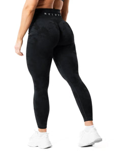 Prime Scrunch Camo Leggings - Black