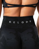 Prime Scrunch Camo Leggings - Black