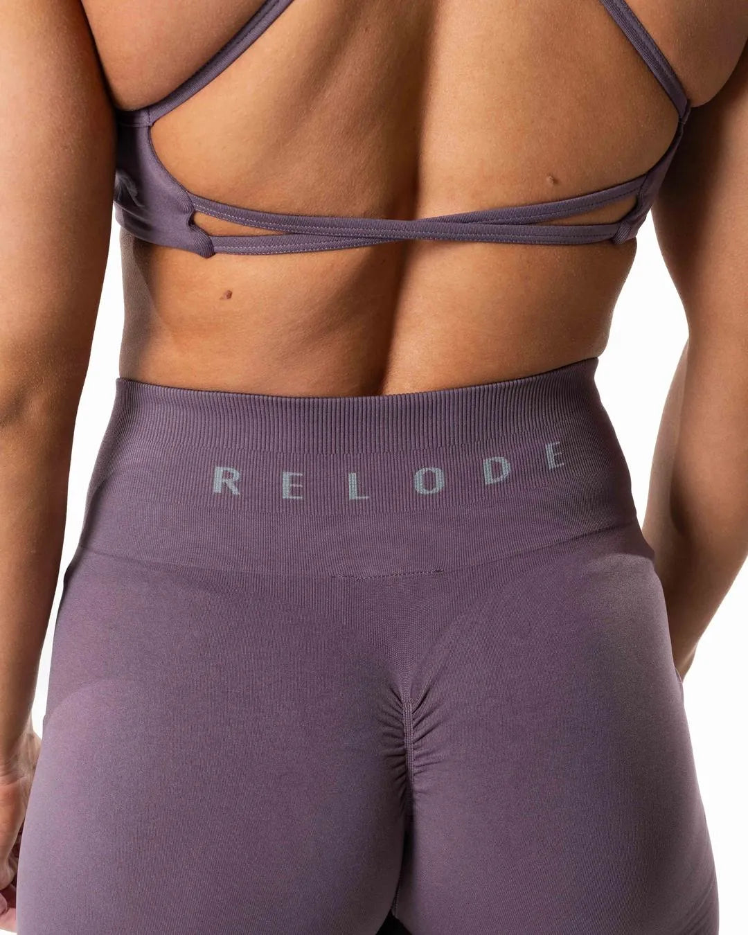 Prime Scrunch Shorts 7.5" - Dusty Purple