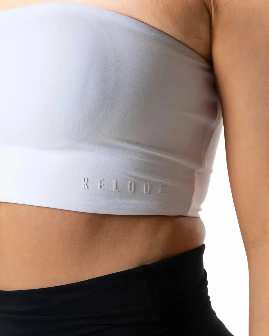 Clean Bandeau Top - White