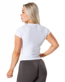 Aura Peach T-shirt - White