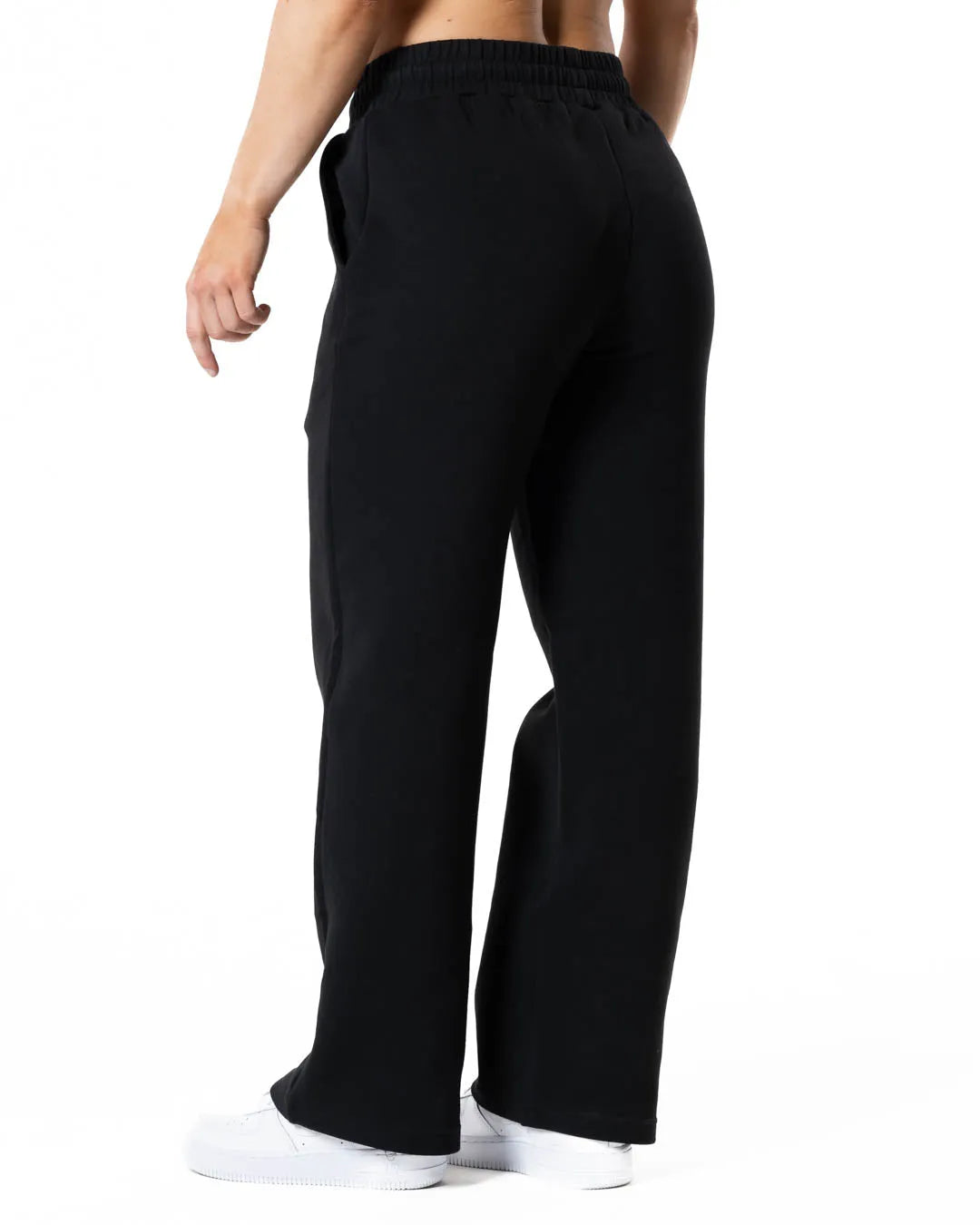 Clean Wide Sweatpants - Svart