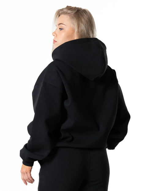 Clean Oversized Hoodie - Black