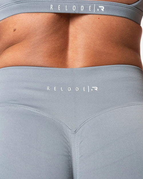 Aura Seamless Scrunch Leggings - Slate Grey