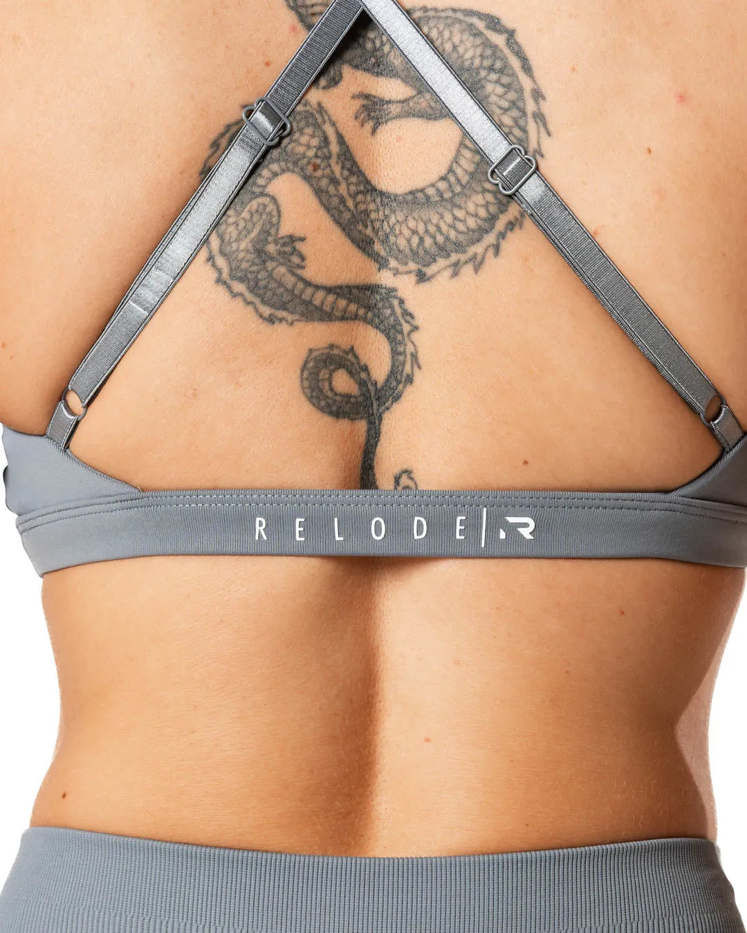 Aura Seamless Sports Bra - Slate Grey