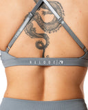 Aura Seamless Sports Bra - Slate Grey