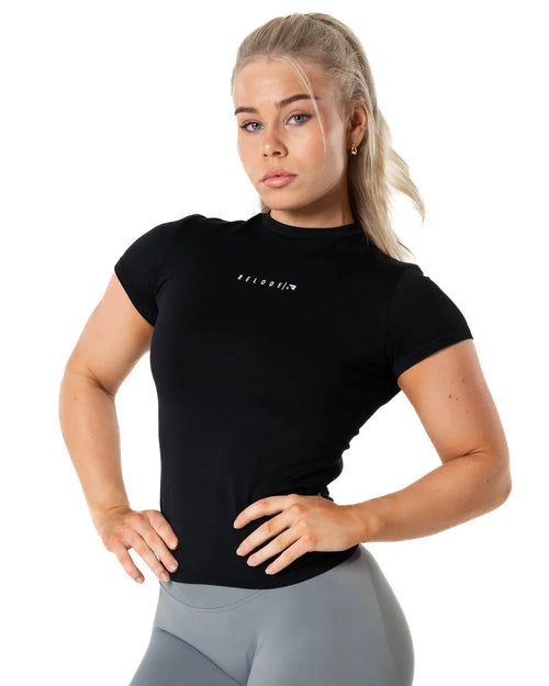 Aura Seamless T-shirt - Black