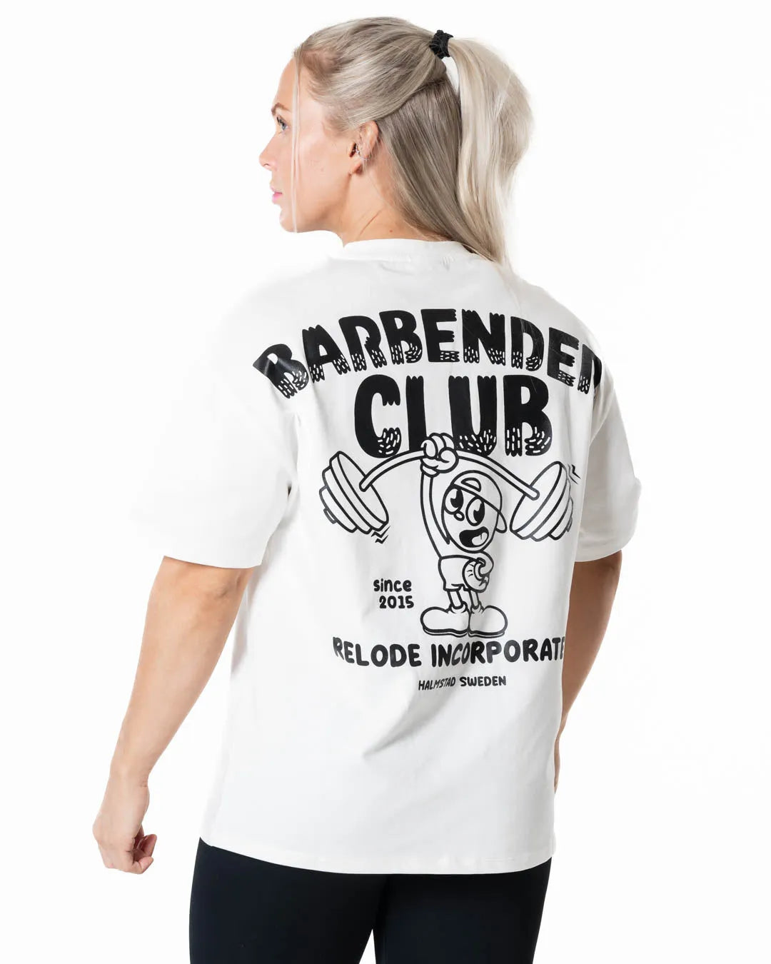 Barbender Oversized T-shirt Women - White