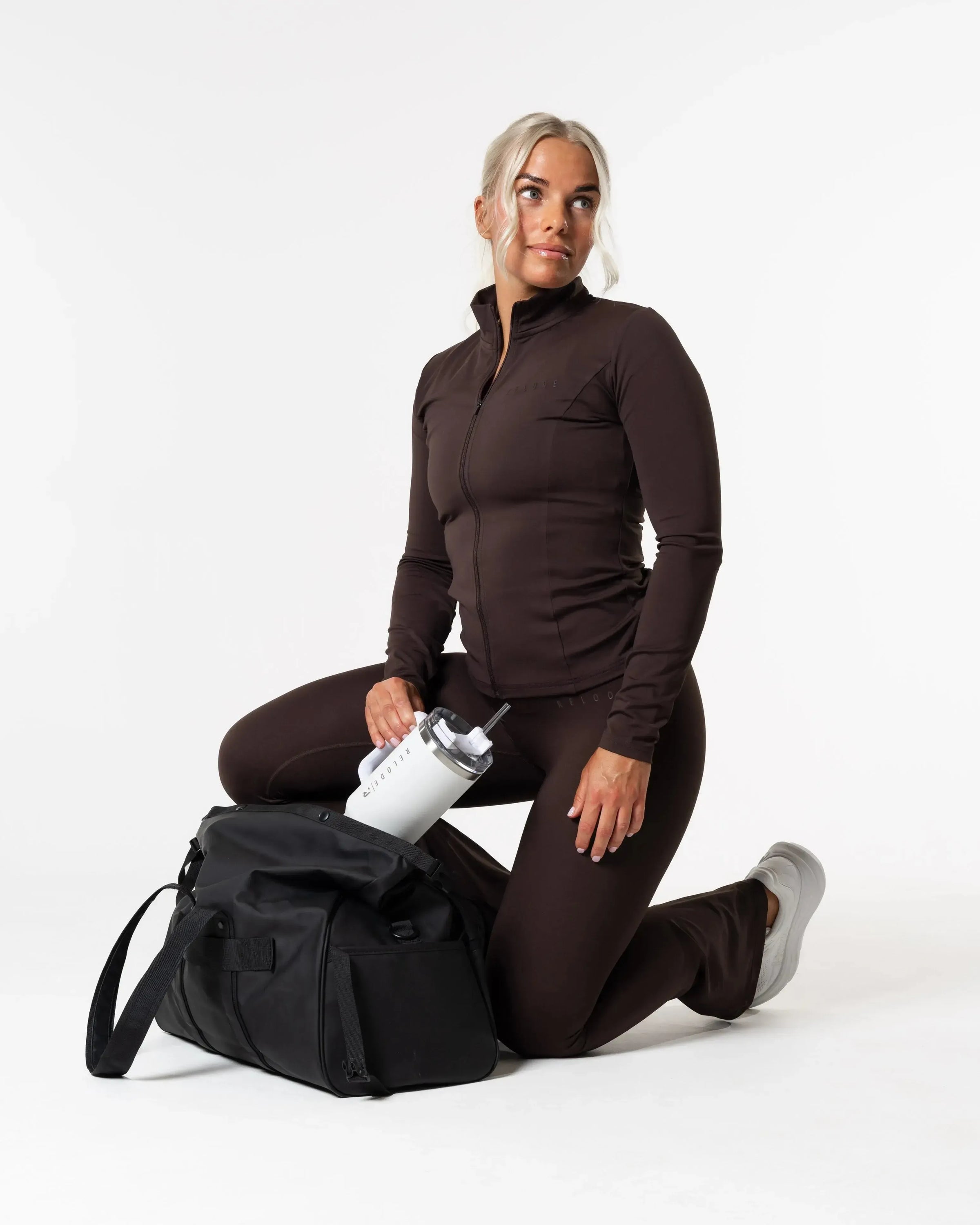 Clean Leggings Flared - Brown