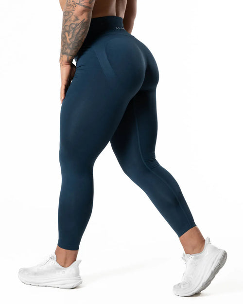 Hybrid Seamless Leggings - Dark Navy