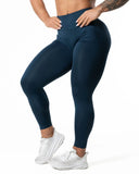 Hybrid Seamless Leggings - Dark Navy