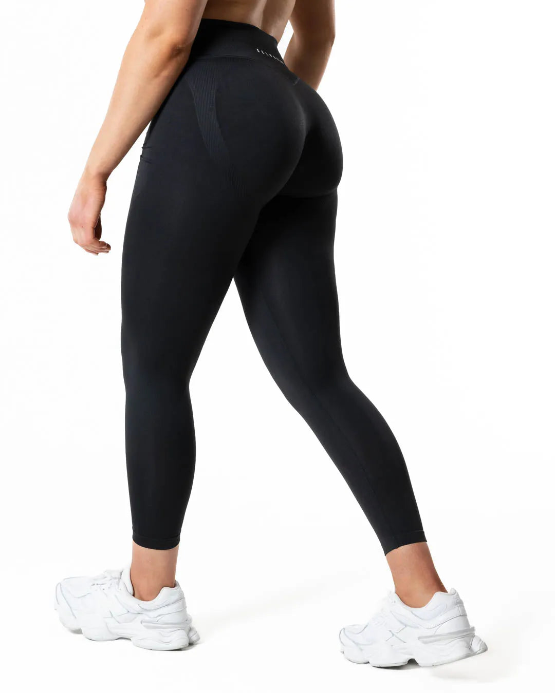Hybrid Seamless Leggings - Jet Black