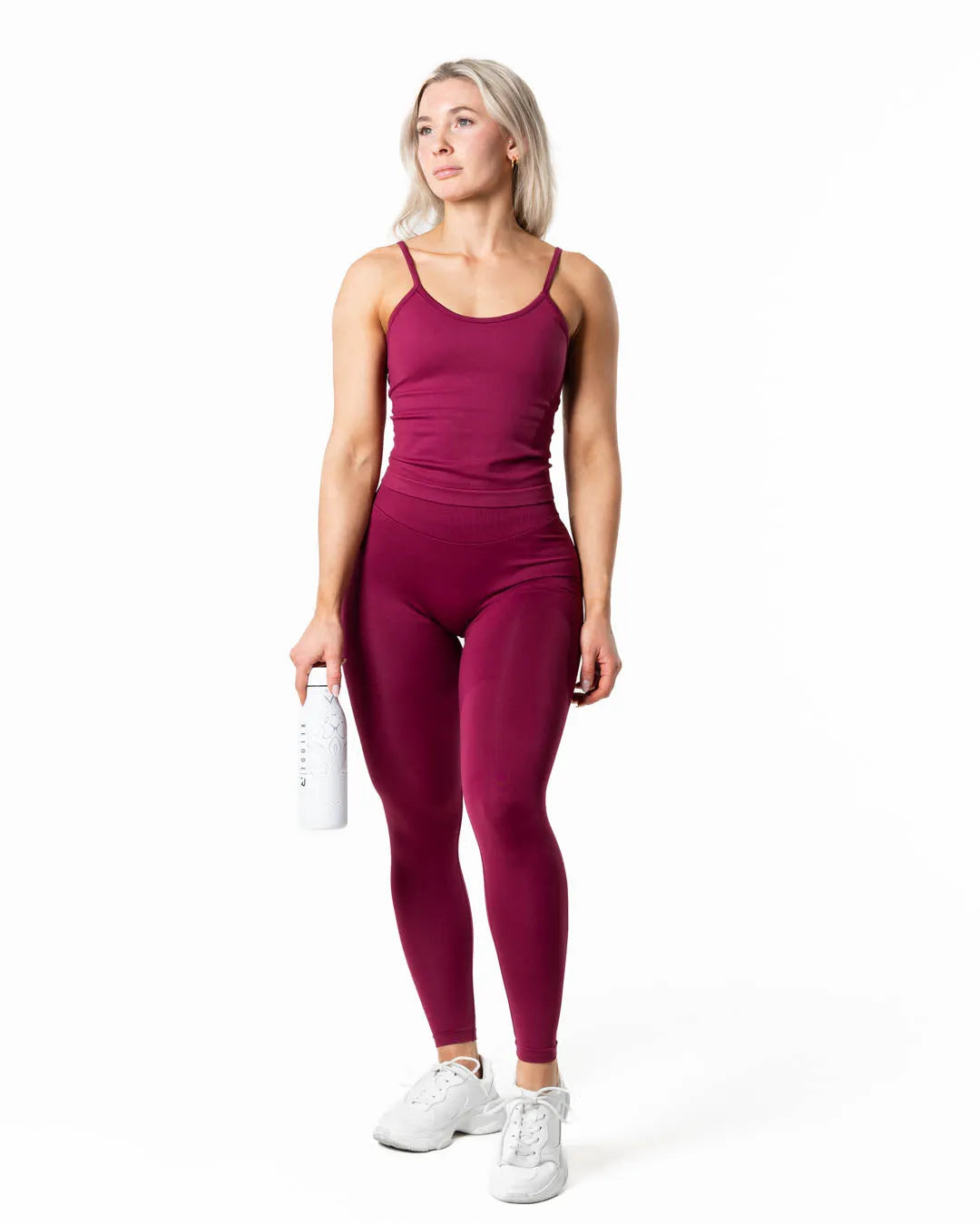 Hybrid Seamless Tank Top - Red Plum