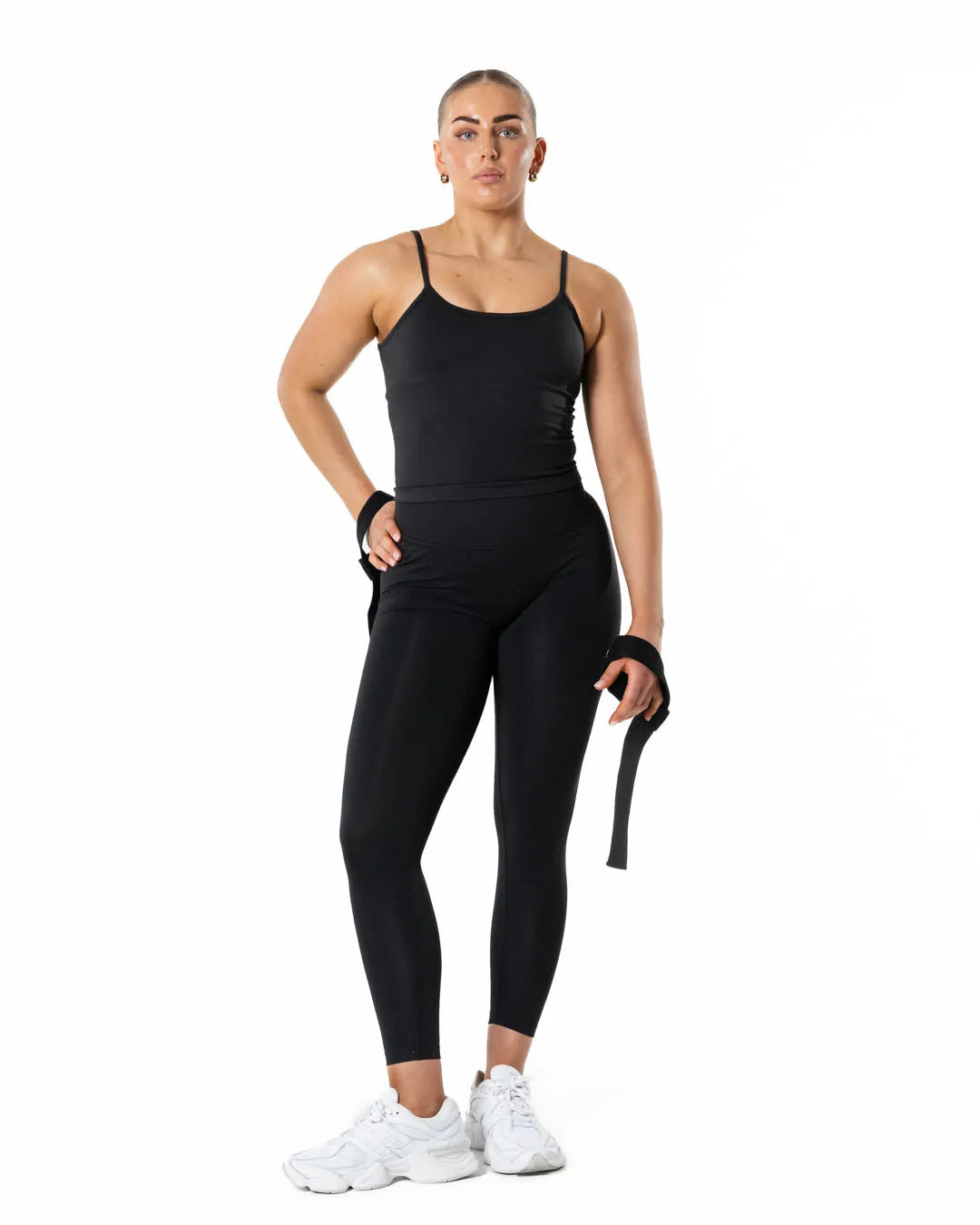 Hybrid Seamless Tank Top - Jet Black
