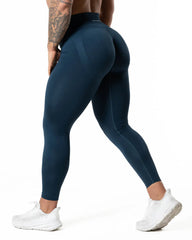 Hybrid Seamless Leggings · Dark Navy