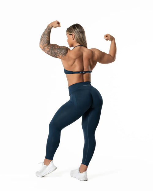 Hybrid Seamless Leggings - Dark Navy