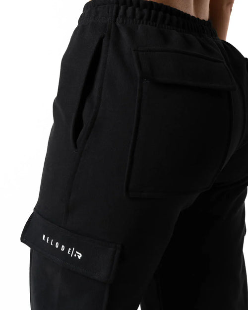 Hybrid Cargo Joggers - Black
