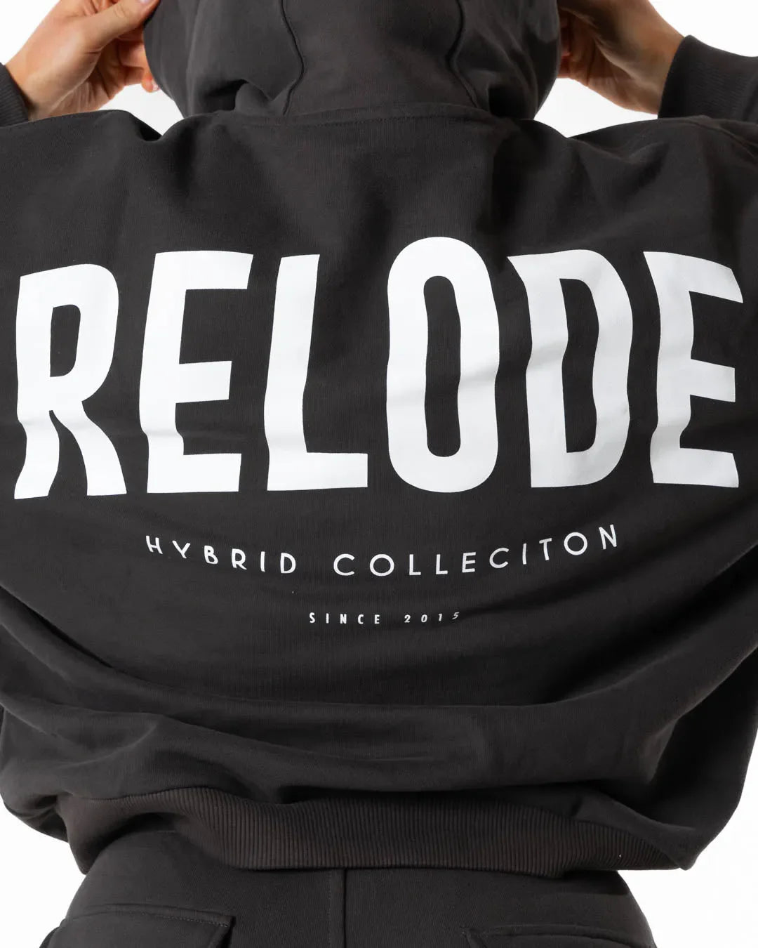 Hybrid Oversized Hoodie - Brown